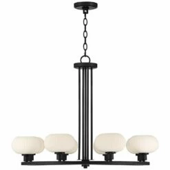 Possini Euro Brennan 31" Wide Matte Black 8-Light Chandelier -Lighting Sales Shop possini euro brennan 31 inch wide matte black 8 light chandelier 91j76views4