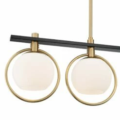 Possini Euro Carlyn 33" Brass And Black 4-Light LED Island Pendant -Lighting Sales Shop possini euro carlyn 33 inch brass and black 4 light led island pendant 86k71views1