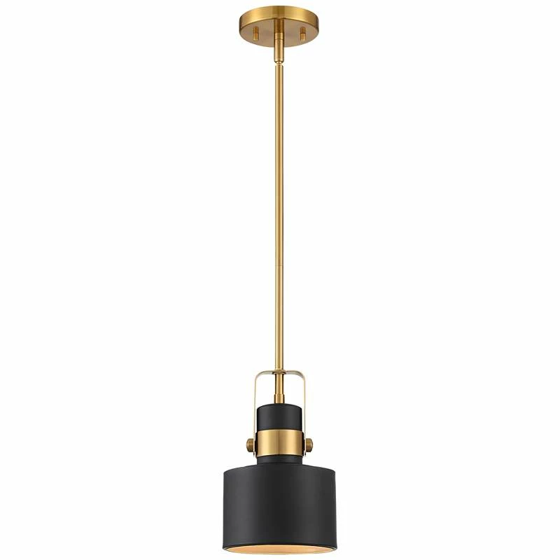 Possini Euro Courtney 6 1/2" Wide Black And Gold Mini Pendant Light 7 Possini Euro Courtney 6 1/2" Wide Black And Gold Mini Pendant Light - Image 5