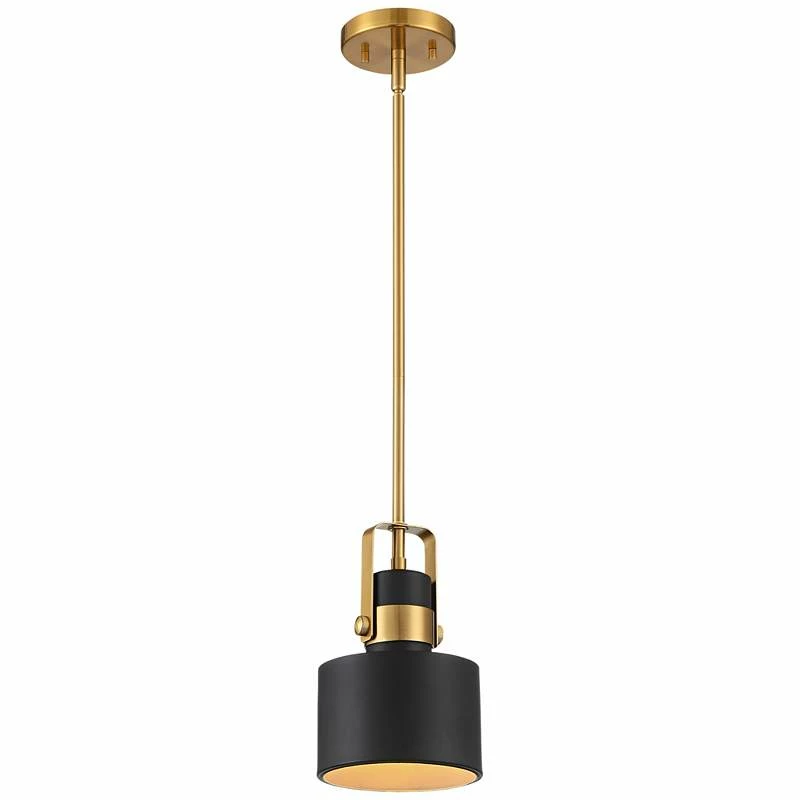 Possini Euro Courtney 6 1/2" Wide Black And Gold Mini Pendant Light 8 Possini Euro Courtney 6 1/2" Wide Black And Gold Mini Pendant Light - Image 6