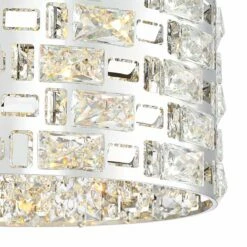 Possini Euro Crystal Rain 15 1/2" Wide Chrome LED Pendant 11 Possini Euro Crystal Rain 15 1/2" Wide Chrome LED Pendant -Lighting Sales Shop possini euro crystal rain 15 and one half inch wide chrome led pendant 63c68views1