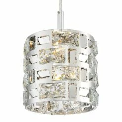 Possini Euro Crystal Rain 6" Wide Chrome Mini LED Pendant -Lighting Sales Shop possini euro crystal rain 6 inch wide chrome mini led pendant 63c69views1