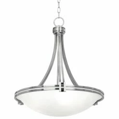 Possini Euro Deco Brushed Nickel 3-Light Swag Chandelier -Lighting Sales Shop possini euro deco brushed nickel 3 light swag chandelier 30n19views5