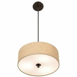 Possini Euro Design Cream Drum 16" W Pendant Light -Lighting Sales Shop possini euro design cream drum 16 inch w pendant light v2821views3