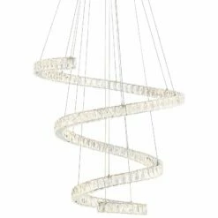 Possini Euro Ellyria 30 3/4" Twirling Crystal Modern LED Pendant Light -Lighting Sales Shop possini euro ellyria 30 and three quarter inch twirling crystal modern led pendant light 64x09