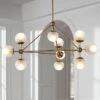 Possini Euro Gable 40 1/2" Wide Soft Gold Modern 10-Light Chandelier -Lighting Sales Shop possini euro gable 40 and one half inch wide soft gold modern 10 light chandelier 97h35cropped