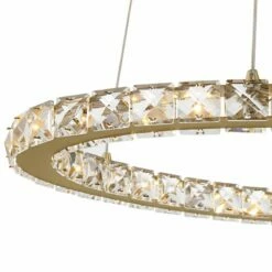 Possini Euro Glenna 23 1/4" Wide Gold 2-Ring Oval LED Pendant Light -Lighting Sales Shop possini euro glenna 23 and one quarter inch wide gold 2 ring oval led pendant light 496n1views2