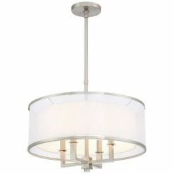 Possini Euro Glover 21" Wide Brushed Nickel 4-Light Modern Pendant -Lighting Sales Shop possini euro glover 21 inch wide brushed nickel 4 light modern pendant 44x35views3