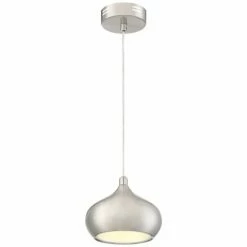 Possini Euro Holland 7 1/2" Wide Satin Nickel Modern LED Mini Pendant -Lighting Sales Shop possini euro holland 7 and one half inch wide satin nickel modern led mini pendant 9j289views4