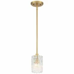 Possini Euro Icelight 5 1/2" Wide Warm Brass Mini Pendant -Lighting Sales Shop possini euro icelight 5 and one half inch wide warm brass mini pendant 64r50views3