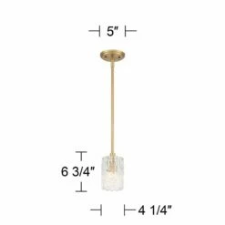 Possini Euro Icelight 5 1/2" Wide Warm Brass Mini Pendant -Lighting Sales Shop possini euro icelight 5 and one half inch wide warm brass mini pendant 64r50views4