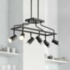 Possini Euro James 23 3/4" Wide Gloss Black 6-Light Island Chandelier -Lighting Sales Shop possini euro james 23 and three quarter inch wide gloss black 6 light island chandelier 562v0cropped