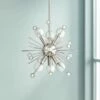Possini Euro Janae 12" Wide Polished Nickel Sputnik Pendant