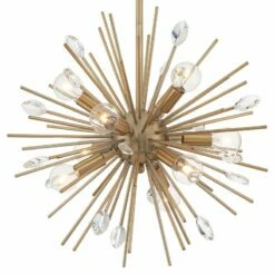 Possini Euro Janae 18" Wide Antique Gold Sputnik Pendant Light 12 Possini Euro Janae 18" Wide Antique Gold Sputnik Pendant Light -Lighting Sales Shop possini euro janae 18 inch wide antique gold sputnik pendant light 46f80views2