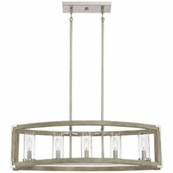 Possini Euro Kerr 32 3/4" Wide Faux Wood Kitchen Island Chandelier -Lighting Sales Shop possini euro kerr 32 and three quarter inch wide faux wood kitchen island chandelier 15a70views1