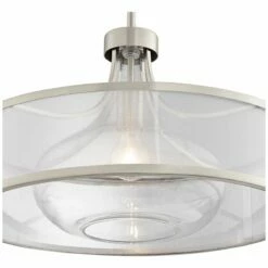 Possini Euro Layne 19 1/4" Wide Brushed Nickel Pendant Light 10 Possini Euro Layne 19 1/4" Wide Brushed Nickel Pendant Light -Lighting Sales Shop possini euro layne 19 and one quarter inch wide brushed nickel pendant light 40t55views1