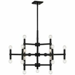 Possini Euro Marya 31 1/2" Wide Semi Gloss Black 24-Light Chandelier -Lighting Sales Shop possini euro marya 31 and one half inch wide semi gloss black 24 light chandelier 316d0views4