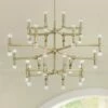 Possini Euro Marya 41 1/2"W Satin Brass 48-Light Chandelier -Lighting Sales Shop possini euro marya 41 and one half inchw satin brass 48 light chandelier 657n1cropped