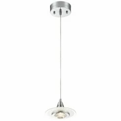 Possini Euro Menos 6 1/4" Wide Chrome LED Mini Pendant Light -Lighting Sales Shop possini euro menos 6 and one quarter inch wide chrome led mini pendant light 2r937views4