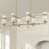 Possini Euro Mikel 42" Wide Soft Gold 6-Light Island Pendant -Lighting Sales Shop possini euro mikel 42 inch wide soft gold 6 light island pendant 841y1cropped