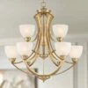 Possini Euro Milbury 30" Wide Soft Gold 9-Light 2-Tier Chandelier -Lighting Sales Shop possini euro milbury 30 inch wide soft gold 9 light 2 tier chandelier 311j2cropped