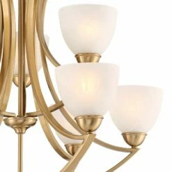 Possini Euro Milbury 30" Wide Soft Gold 9-Light 2-Tier Chandelier 10 Possini Euro Milbury 30" Wide Soft Gold 9-Light 2-Tier Chandelier -Lighting Sales Shop possini euro milbury 30 inch wide soft gold 9 light 2 tier chandelier 311j2views1
