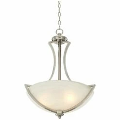 Possini Euro Milbury Brushed Nickel 3-Light Swag Chandelier -Lighting Sales Shop possini euro milbury brushed nickel 3 light swag chandelier 30n21views3