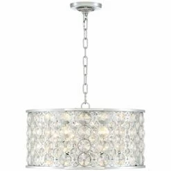 Possini Euro Murphy 19 3/4" Wide Chrome And Crystal Drum Pendant Light 13 Possini Euro Murphy 19 3/4" Wide Chrome And Crystal Drum Pendant Light -Lighting Sales Shop possini euro murphy 19 and three quarter inch wide chrome and crystal drum pendant light 78t21views4