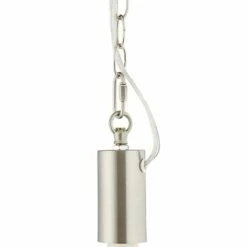 Possini Euro Nickel Plug-In Swag Chandelier With Milky ST21 LED Bulb -Lighting Sales Shop possini euro nickel plug in swag chandelier with milky st21 led bulb 85a23views2