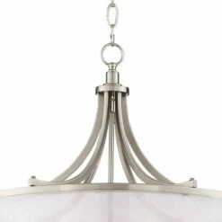 Possini Euro Nor 23" Wide 6-Light Brushed Nickel Drum Shade Pendant -Lighting Sales Shop possini euro nor 23 inch wide 6 light brushed nickel drum shade pendant 23m77views2