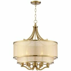 Possini Euro Nor 23" Wide Warm Antique Brass 6-Light Pendant -Lighting Sales Shop possini euro nor 23 inch wide warm antique brass 6 light pendant 23m83