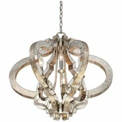 Possini Euro Ornament Brushed Nickel 3-Light Swag Chandelier -Lighting Sales Shop possini euro ornament brushed nickel 3 light swag chandelier 30n22views5