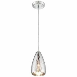 Possini Euro Portico 5" Wide Crackle Glass Mini Pendant -Lighting Sales Shop possini euro portico 5 inch wide crackle glass mini pendant w6676views3