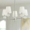 Possini Euro Sariac 24 3/4" Wide Brushed Nickel 5-Light Chandelier -Lighting Sales Shop possini euro sariac 24 and three quarter inch wide brushed nickel 5 light chandelier 663n1cropped