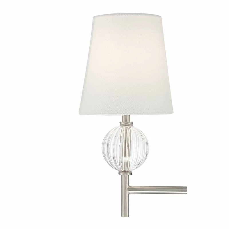 Possini Euro Sariac 24 3/4" Wide Brushed Nickel 5-Light Chandelier 5 Possini Euro Sariac 24 3/4" Wide Brushed Nickel 5-Light Chandelier - Image 3