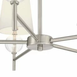 Possini Euro Sariac 24 3/4" Wide Brushed Nickel 5-Light Chandelier 12 Possini Euro Sariac 24 3/4" Wide Brushed Nickel 5-Light Chandelier -Lighting Sales Shop possini euro sariac 24 and three quarter inch wide brushed nickel 5 light chandelier 663n1views3