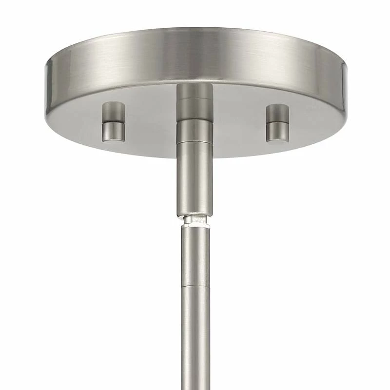 Possini Euro Sariac 24 3/4" Wide Brushed Nickel 5-Light Chandelier 8 Possini Euro Sariac 24 3/4" Wide Brushed Nickel 5-Light Chandelier - Image 6