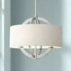 Possini Euro Saturna 21" Wide Brushed Nickel Pendant Light -Lighting Sales Shop possini euro saturna 21 inch wide brushed nickel pendant light 44x36cropped