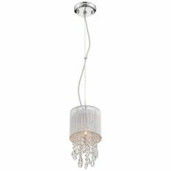 Possini Euro Silver Line 6"W Chrome And Crystal Mini Pendant 11 Possini Euro Silver Line 6"W Chrome And Crystal Mini Pendant -Lighting Sales Shop possini euro silver line 6 inchw chrome and crystal mini pendant 8g480views3