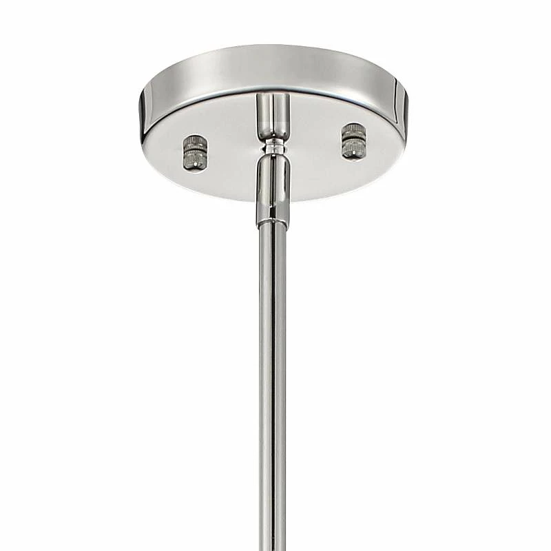 Possini Euro Smart 20" Wide Nickel And Crystal Modern Pendant Light 6 Possini Euro Smart 20" Wide Nickel And Crystal Modern Pendant Light - Image 4