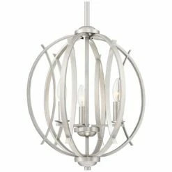 Possini Euro Spherical 16" Wide Brushed Nickel 3-Light Globe Pendant -Lighting Sales Shop possini euro spherical 16 inch wide brushed nickel 3 light globe pendant 45h88views1