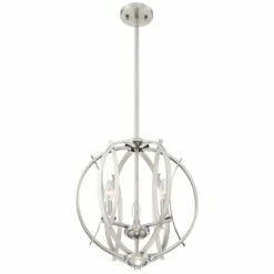 Possini Euro Spherical 16" Wide Brushed Nickel 3-Light Globe Pendant -Lighting Sales Shop possini euro spherical 16 inch wide brushed nickel 3 light globe pendant 45h88views3