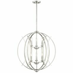 Possini Euro Spherical 24" Wide Brushed Nickel Globe 6-Light Pendant -Lighting Sales Shop possini euro spherical 24 inch wide brushed nickel globe 6 light pendant t6704