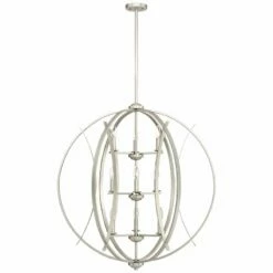 Possini Euro Spherical 32 3/4"W Brushed Nickel 9-Light Pendant -Lighting Sales Shop possini euro spherical 32 and three quarter inchw brushed nickel 9 light pendant 45n01views4
