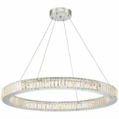 Possini Euro Vesta 35 1/2" Wide Chrome LED Ring Pendant Chandelier -Lighting Sales Shop possini euro vesta 35 and one half inch wide chrome led ring pendant chandelier 35c50views4