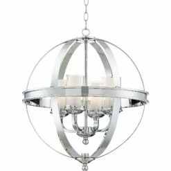 Possini Euro Whencliffe 20 1/2" Wide Chrome Pendant Light -Lighting Sales Shop possini euro whencliffe 20 and one half inch wide chrome pendant light 9j851