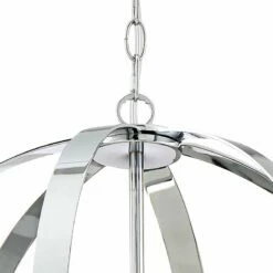 Possini Euro Whencliffe 20 1/2" Wide Chrome Pendant Light -Lighting Sales Shop possini euro whencliffe 20 and one half inch wide chrome pendant light 9j851views2
