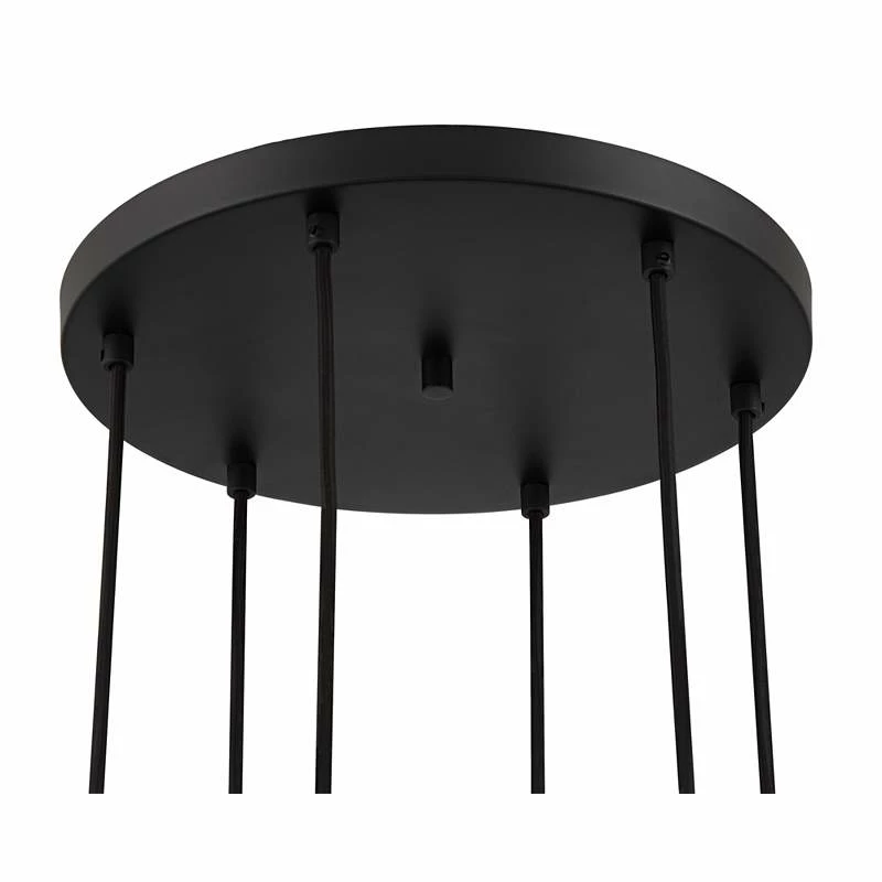 Possini Medley 18" Wide Black And Crystal Multi-Light LED Pendant 5 Possini Medley 18" Wide Black And Crystal Multi-Light LED Pendant - Image 3