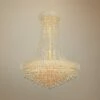 Primo 28" Traditional Gold And Crystal Chandelier By Elegant Lighting