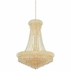 Primo 28" Traditional Gold And Crystal Chandelier By Elegant Lighting -Lighting Sales Shop primo 28 inch traditional gold and crystal chandelier by elegant lighting 18v46views1